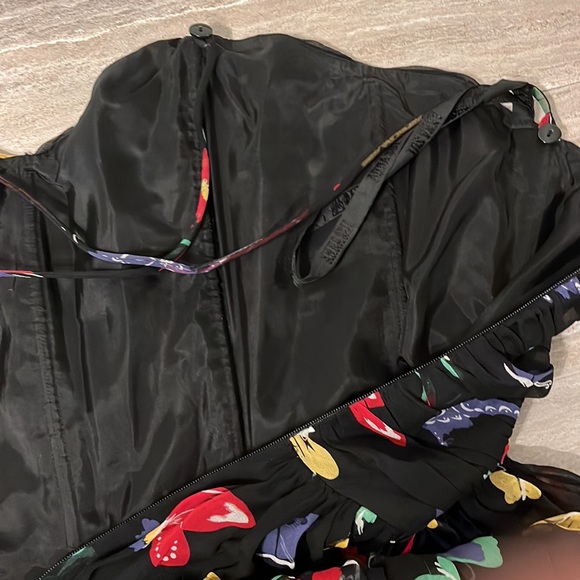 Anna Sui Anthropologie Silk Butterfly Dress - Picture 6 of 11